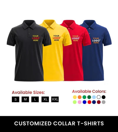 CUSTOMIZED COLLAR T-SHIRTS