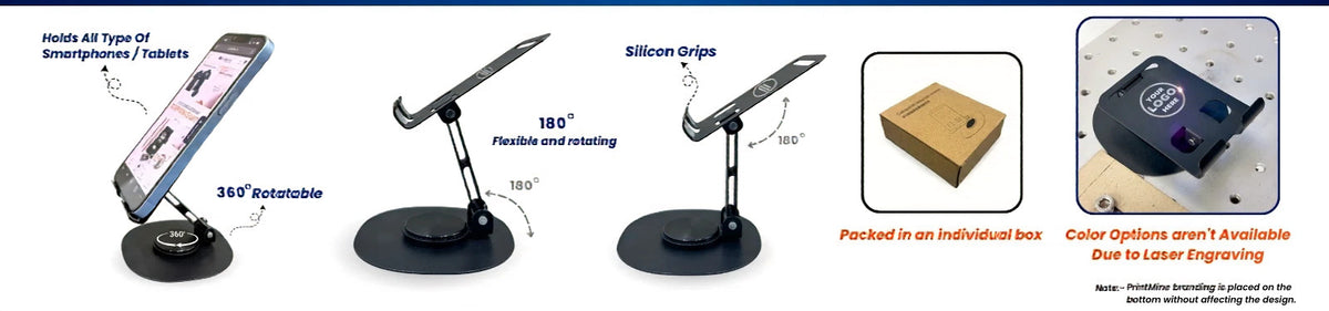 Customized Mobile Stand with Company Logo