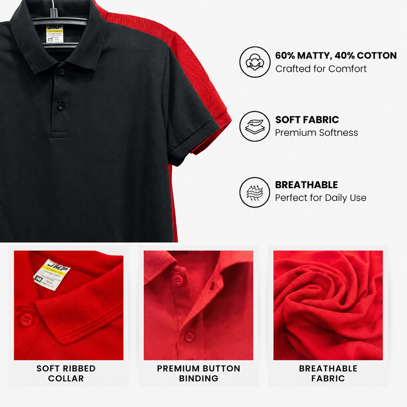 Customized Polo T-Shirt with Company Logo