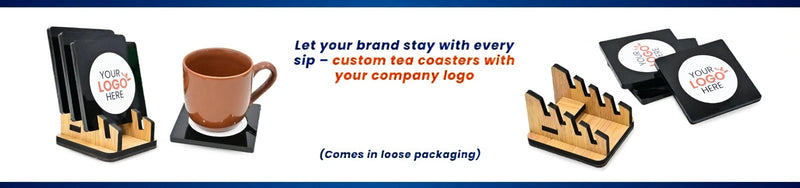 Personalized Tea Coasters with Company Logo