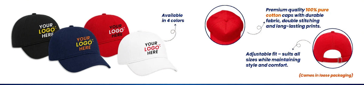Customized Polo Cap with Company Logo