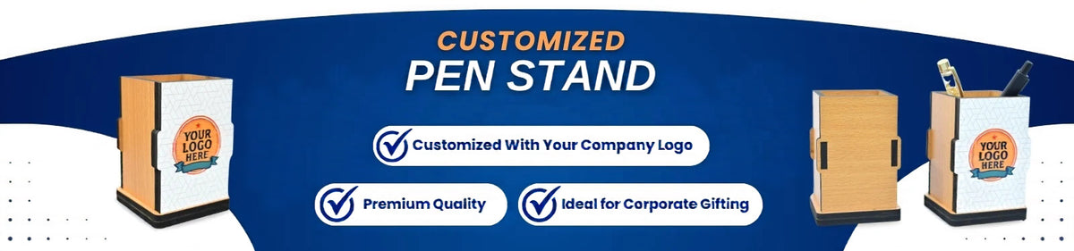 Customized Pen Stand with Company Logo