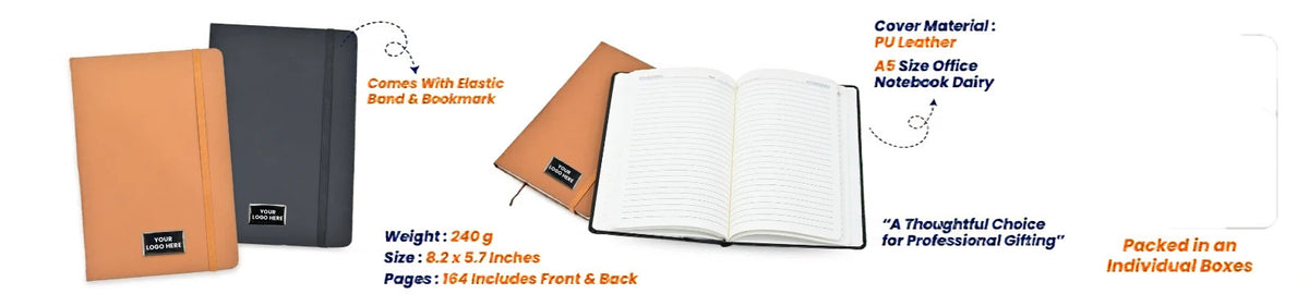 2-in-1 Diary & Pen Corporate Gift Set