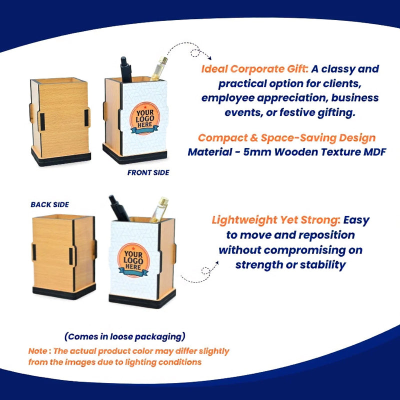 Customized Pen Stand with Company Logo