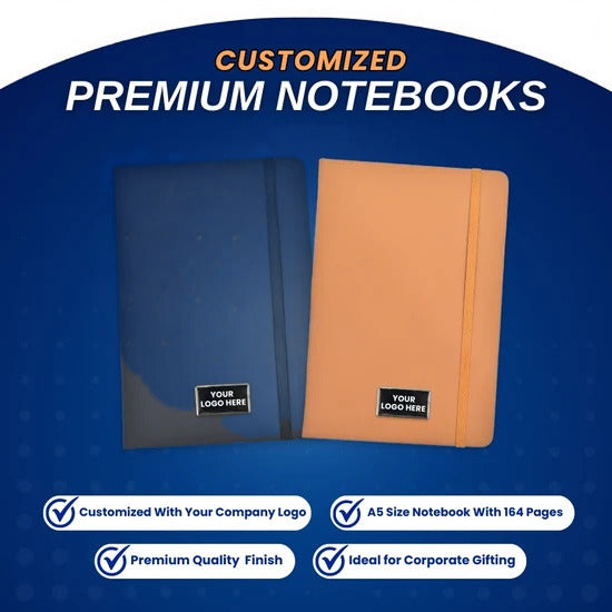 Customized Premium Notebook with Company Logo