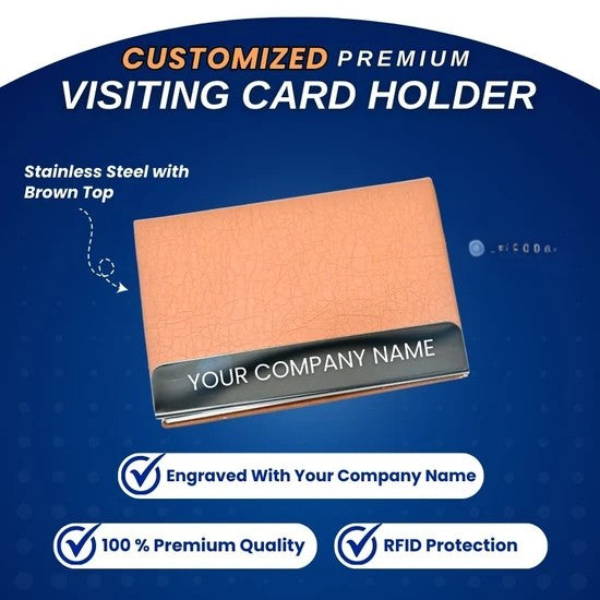Customized Visiting Card Holder with Logo