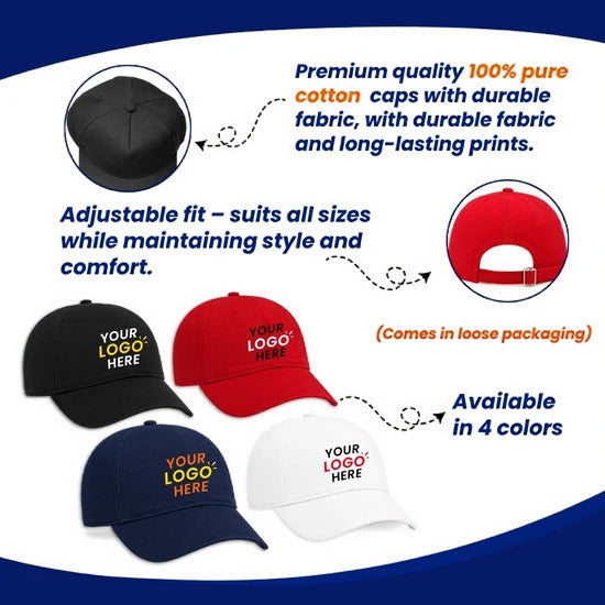 Customized Polo Cap with Company Logo