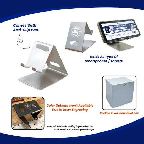 Customized Mobile Stand with Company Logo