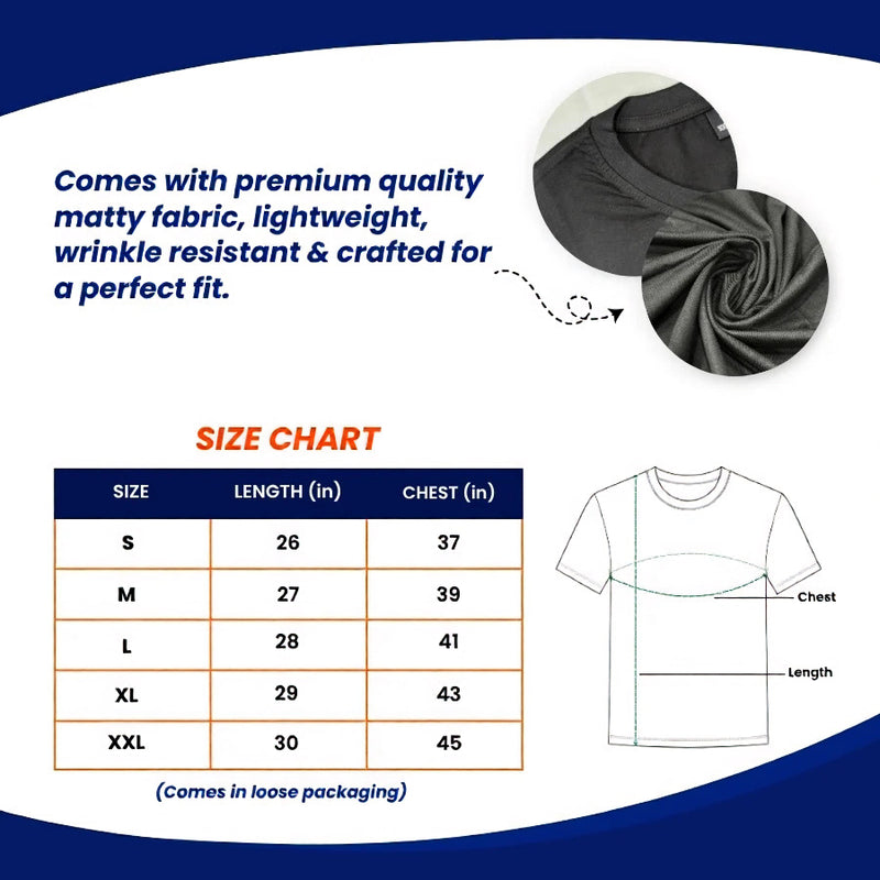 Customized Round Neck T-Shirt with Logo