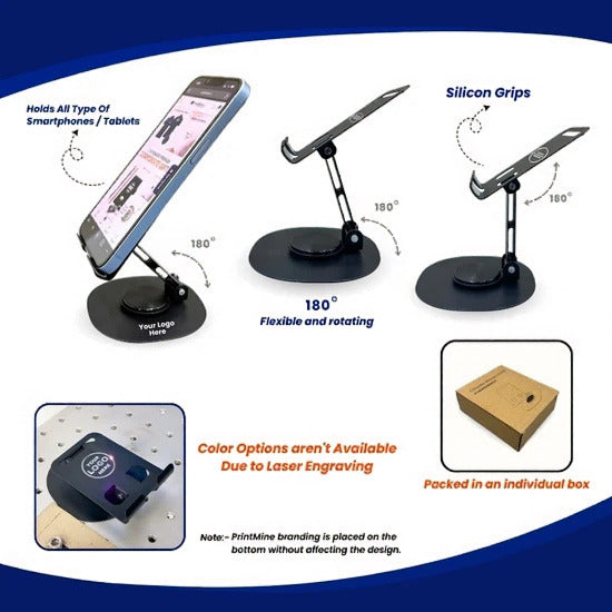 Customized Mobile Stand with Company Logo