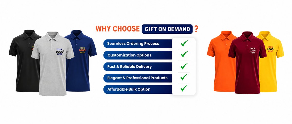 Customized Polo T-Shirt with Company Logo